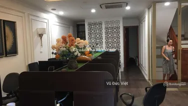 Cho thuê nhà Trung Hòa, diện tích 100 m2, 4 tầng, mặt tiền 6m, đủ đồ, giá 46 triệu/tháng