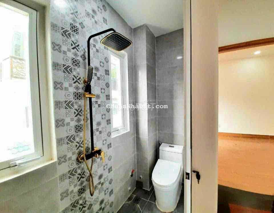 Cho Thuê Nhà HXH LÊ VĂN THỌ P11 (4x12) trệt,lửg,2lầu,st,4pn,5wc giá 18