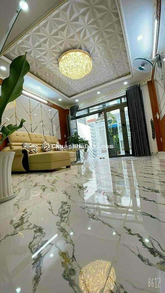 Cho thuê nhà nguyên căn hẻm xe hơi Huỳnh Tấn Phát thị trấn Nhà Bè. ➡ D