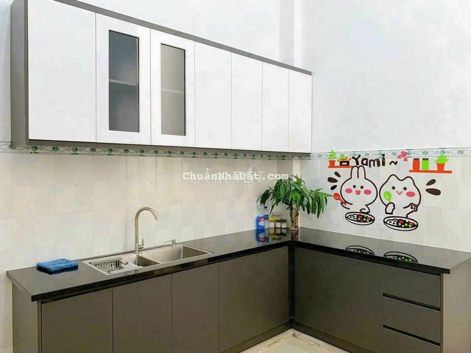 4*20 trệt lầu 3 pn hẻm ô tô nhà mới đẹp vào ở ngay