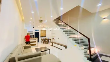 Cho thuê nhà phố Merita 3 lầu, 4WC, full NT ngang 5 dài 17m, giá 23 tr