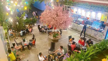 sang Quán coffee shop Sân vườn có lượng khách sẵn 600 m2