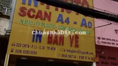 Mặt tiền đường kinh doanh CMT8 - CLB Lan Anh, 4x16m, 3 lầu, 200m2