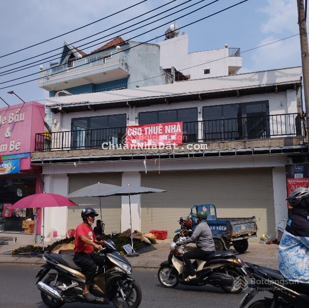 2 mặt tiền, ngang 12m - cho thuê nhà 305 Nơ Trang Long, Quận Bình Thạnh
